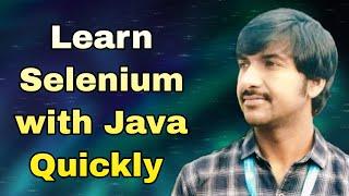 How to Learn Selenium with Java course Quickly | @byluckysir