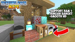 INI DIA TEXTURE PACK YANG AKU PAKAI UNTUK MCPE SUPPORT RAM 1 - Smooth dan ringan