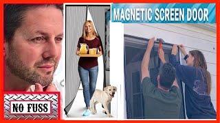 How To Install A Magnetic Screen Door and Review DIY | No Fuss