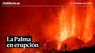 Las imágenes de la erupción del volcán de La Palma