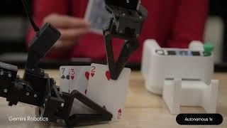 Gemini Robotics Demo: Playing Cards