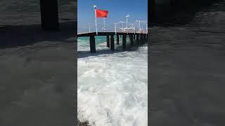 Big waves in Turkey recorded on camera #bigwaves #waves #Turkey # Galeriresorthotel