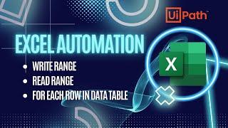 Uipath Excel Automation Basics Part-1 | read range | write range | for each row in data table