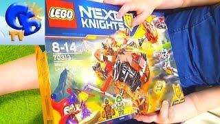 Распаковка Лего Нексо Мерлок 2.0 70313 Передаем Приветы Lego Nexo Khights Merlok 2.0 lego