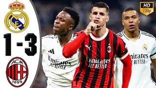 Real Madrid vs AC Milan 1-3 Highlights & All Goals 2024 HD