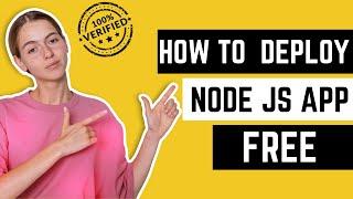 How to deploy nodejs for free