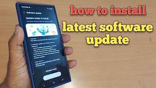 how to install latest software update on android phone | install software update on samsung galaxy