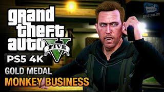 GTA 5 PS5 - Mission #53 - Monkey Business [Gold Medal Guide - 4K 60fps]