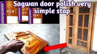 Teak Door Polish! /सागवान डोर पॉलिश!