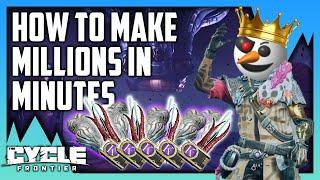 How to Make MILLIONS of K-Marks in MINUTES!! AFTER SPINE BRIAR NERF! // The Cycle Frontier