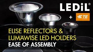 ELISE REFLECTORS + TE LUMAWISE LED HOLDERS | EASE OF ASSEMBLY