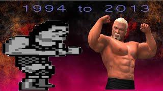 Evolution of Scott Steiner in Wrestling video games (1994-2013)