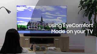 Using EyeComfort Mode on your Samsung TV