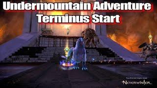 Neverwinter 2022 MMO Chronicles Undermountain Adventure Terminus Start