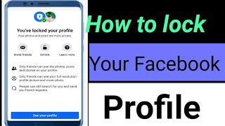 How to lock Facebook profile