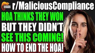 r/MaliciousCompliance - HOA Things They WON, But They Didn't See THIS Coming!