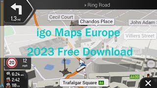 Igo Maps 2023 Europe Download 2022 Q4 Version