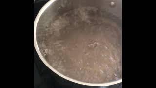 Boiling water