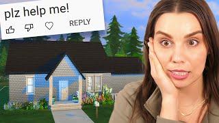 I fix my subscribers real house in The sims 4