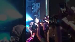 Kesha signing a fans butt during her concert at Foxwoods CT 2-15-17