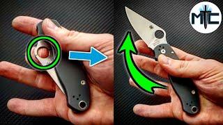 How to Do a Reverse Flick / Spyderco Flick on ALMOST ANY Folding Knife