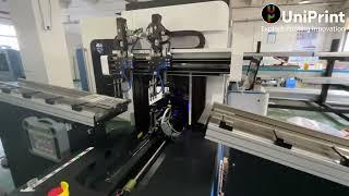 360 rotary uv printer for bottle tumbler printing with auto loading system