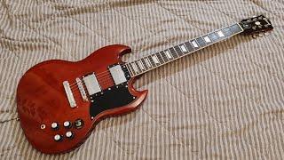 Полный обзор сборки и звука доработанной китайской реплики Gibson SG коричневой.