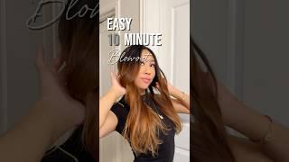 Quick & Easy At-Home Blowout #blowout #blowouthair #easyhairstyle #hairtutorial #blowoututorial