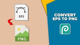 How to convert eps to png in Photopea