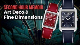 Lovely Tank With Art Deco Vibes And Great Measurements! Second Hour Watches "Memoir". Watch Review.