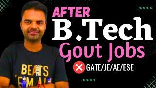 List of Govt Jobs After B.Tech, Salary 80,000 PM, Any Branch Eligible #govtjobs #btech