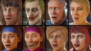 ALL Characters Reactions to Terminator Coming Back - MK 11@4K 60ᶠᵖˢ MAX Settings I RTX 4090