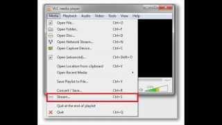 How to stream a video using VLC media player