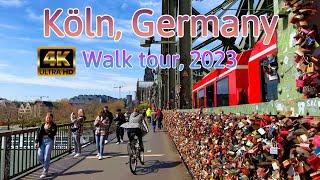 Köln(Cologne), Germany | Walk Tour | 4K 60fps | Spring 2023