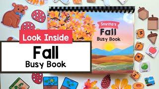 Fall Busy Book | Learning Binder