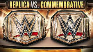 WWE Undisputed Universal Championship Replica Belt vs Commemorative Title Belt