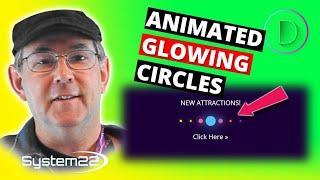 Divi Theme Animated Glowing Circles With CTA 
