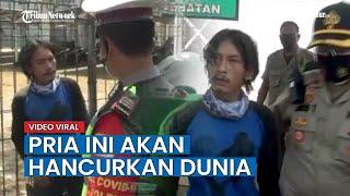 Video Viral, Pria Ini Ngamuk Ancam Bakal Hancurkan Dunia