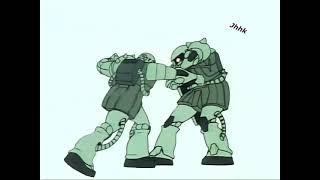 Mobile Suit Gundam Zaku vs Zaku