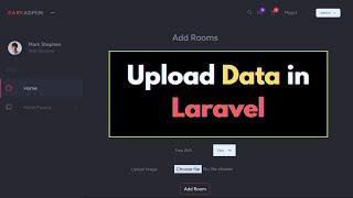 Adding Data from Admin Panel | Laravel Hotel Management System Project .