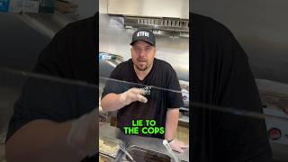 DON’T LIE TO ME, LIE TO THE COPS⁉️‍️#subscribe #eating #funny #food #shorts