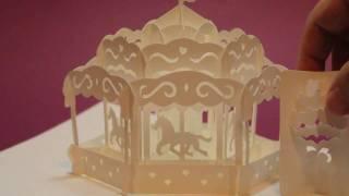 CAROUSEL Pop up card