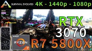 ARK: Survival Evolved | RTX 3070 | Ryzen 7 5800X | 4K - 1440p - 1080p | Epic & Low Settings