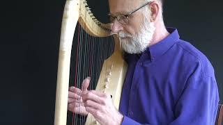 Kennetis late-medieval bray harp. Bill Taylor plays Tantque vivray.