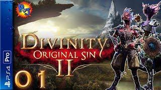 Let's Play Divinity: Original Sin 2 II | PS4 Pro Co-op Split Screen | Multiplayer Gameplay Part 1