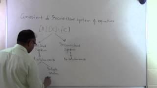 Chapter04.05: Lesson: Consistent and Inconsistent System of Equations: Theory