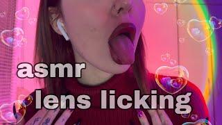 ASMR LENS LICKING THAT WILL MELT YOUR BRAIN