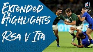 Extended Highlights: South Africa 49-3 Italy - Rugby World Cup 2019