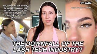 The DOWNFALL of The Lash Tech Industry? The real problems