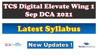 Syllabus for September 2021 DCA | TCS DCA 2021 Syllabus |